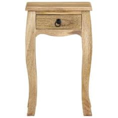 Greatstore Noční stolek 28 x 28 x 46 cm masivní mangovníkové dřevo