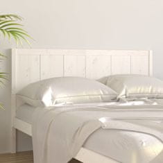 Greatstore Čelo postele bílé 185,5 x 4 x 100 cm masivní borovice
