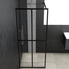 Vidaxl Zástěna do průchozí sprchy tvrzené sklo 118 x 190 cm