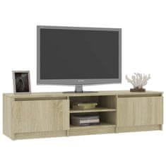 Greatstore TV stolek dub sonoma 140 x 40 x 35,5 cm dřevotříska