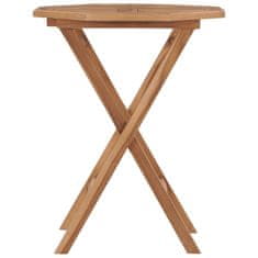 Vidaxl Skládací zahradní stolek 60 x 60 x 75 cm masivní teakové dřevo
