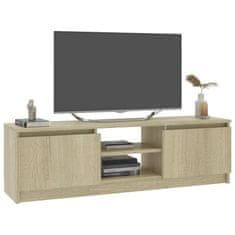 Greatstore TV stolek dub sonoma 120 x 30 x 35,5 cm dřevotříska