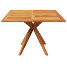 Greatstore Zahradní stolek 110 x 110 x 75 cm masivní akáciové dřevo