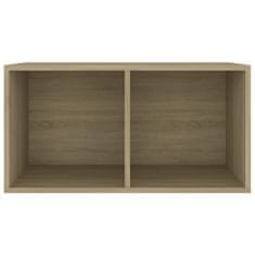 Vidaxl Úložný box na LP desky dub sonoma 71 x 34 x 36 cm dřevotříska