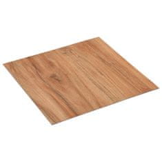 Vidaxl Samolepicí podlahové desky 5,11 m2 PVC barva světlého dřeva
