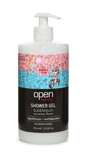 OPEN cosmetics Sprchový gel s vůní žvýkačky 750 ml