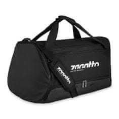Sportovní/cestovní taška velká, dámská unisex pánská, odvětrávaná kapsa na obuv, 51x35x30 cm, 50L, víkendová fitness taška, taška na cvičení, taneční taška, s ramenním popruhem s obalem, černá, ZG681