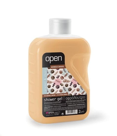 OPEN cosmetics Sprchový gel karamel & čokoláda 2 l