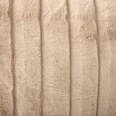 Homla MAFA povlak na polštář z imitace králičí kožešiny hnědý 45x45 cm
