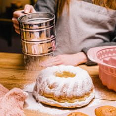 Homla Silikonová forma na muffiny EASY BAKE růžová 24x10 cm