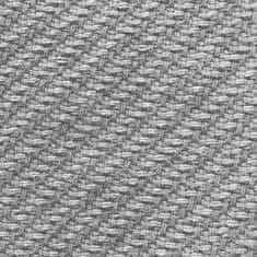 Homla Povlak na polštář MORRIS s třásněmi šedý 45x45 cm