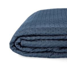 Homla ZEMI NEW navy blue Přehoz na postel 200x220 cm