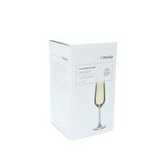 Homla Sklenice na šampaňské BRILLIANT 4 ks. 0,2l