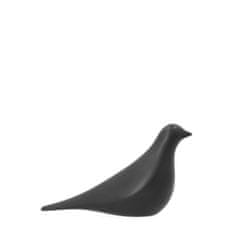 Homla KEO stojící dekorace pták černý 13x5x9 cm