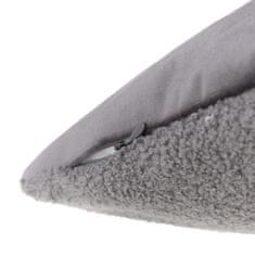 Homla BAARN boucle šedý povlak na polštář 45x45 cm