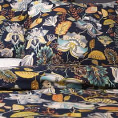 Homla Ložní prádlo z mikrovlákna OTAMO v barvě listů a květů 200x220 cm