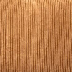 Homla ARENA manšestrový hnědý povlak na polštář 45x45 cm