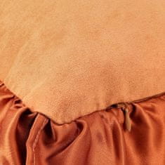 Homla Povlak na polštář ESPA s volánem karamelový 45x45 cm