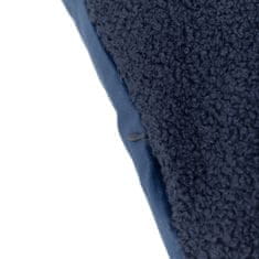 Homla BAARN povlak na polštář boucle navy blue 45x45 cm