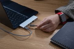 Hub Pro III s rozhraním USB-C pro notebooky 9915112100060 - stříbrný