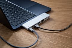 EPICO Hub Pro III s rozhraním USB-C pro notebooky 9915112100060 - stříbrný