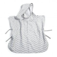 KipKep mušelínové PONCHO M Silver Grey