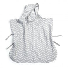 KipKep mušelínové PONCHO S Silver Grey