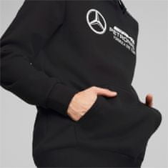 Mercedes-Benz mikina PUMA ESS Fleece černo-bílo-tyrkysová M