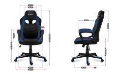 Extrastore Herní židle HZ-Force 2.5 Blue Mesh