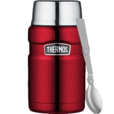 Thermos Termoska na jídlo se skládací lžičkou a hrnkem Termoska 0,71l - červená