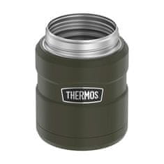 Thermos Termoska na jídlo se skládací lžičkou a termohrnkem 0,47L - Army Green