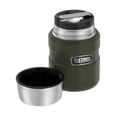 Thermos Termoska na jídlo se skládací lžičkou a termohrnkem 0,47L - Army Green