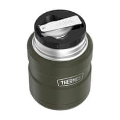 Thermos Termoska na jídlo se skládací lžičkou a termohrnkem 0,47L - Army Green