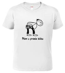 Hobbytriko Vtipné tričko - Z prdele kliku Barva: Bílá (00), Velikost: XL