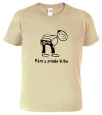 Hobbytriko Vtipné tričko - Z prdele kliku Barva: Bílá (00), Velikost: XL