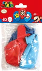 Amscan Balónky Super Mario 27,5cm 6ks