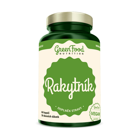 GreenFood Nutrition Rakytník 60 kapslí