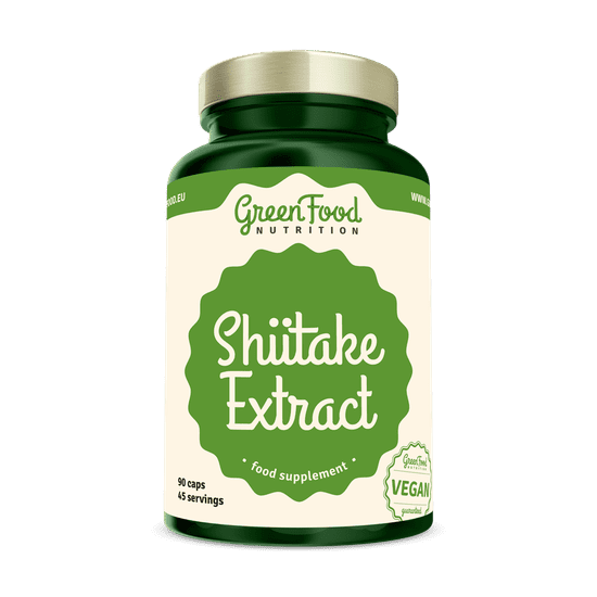 GreenFood Nutrition Shiitake extract 90 kapslí