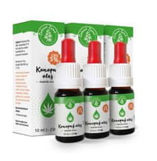 Zelená Země CBD olej 5%, 30 ml (3 x10 ml)