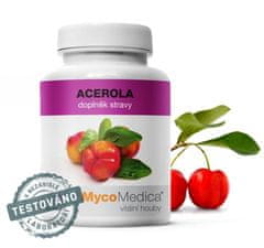 MycoMedica Acerola v optimální koncentraci MycoMedica 90 rostlinných kapslí