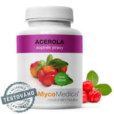 MycoMedica Acerola v optimální koncentraci MycoMedica 90 rostlinných kapslí