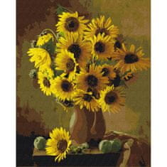 Astra Malování podle čísel SUNFLOWERS, na rámu, 40x50cm, 801022901