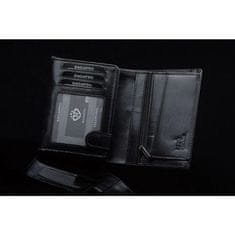 ZAGATTO pánská kožená peněženka - černá ZG-001-BAR