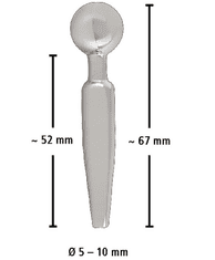 PENISPLUG Dutý nerezový kolík do penisu Cum-Thru Play (5 – 10 mm)