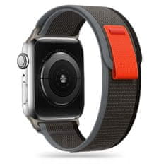 Tech-protect Nylon řemínek na Apple Watch 38/40/41mm, black/orange