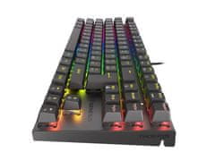 Genesis herní mechanická klávesnice THOR 303/TKL/RGB/Outemu Red/Drátová USB/CZ-SK layout/Černá