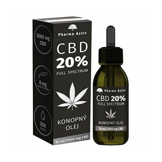 Pharma Activ CBD 20 % Full Spectrum konopný olej 10 ml