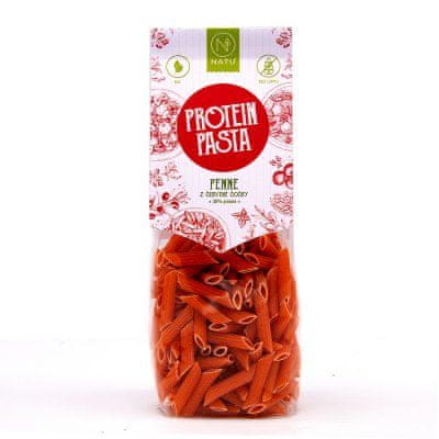 Natu Protein pasta penne z červené čočky BIO 250g