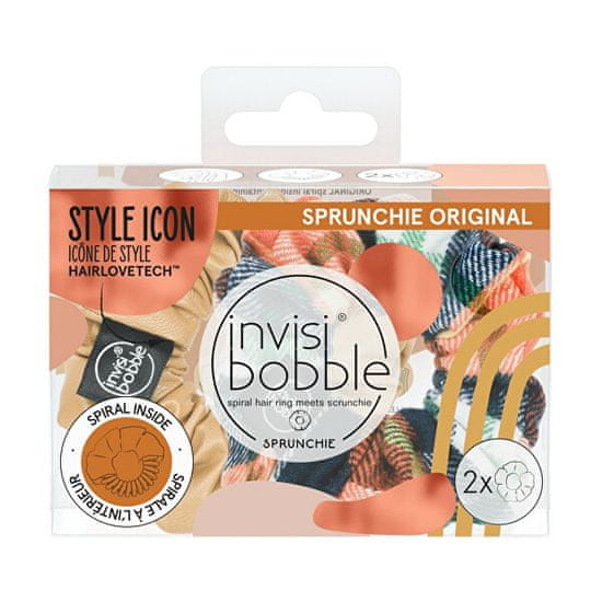 Invisibobble Gumička do vlasů Sprunchie Fall in Love It`s Sweater Time 2 ks