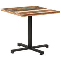 Vidaxl Bistro stůl čtvercový 80x80x75 cm masivní recyklované dřevo